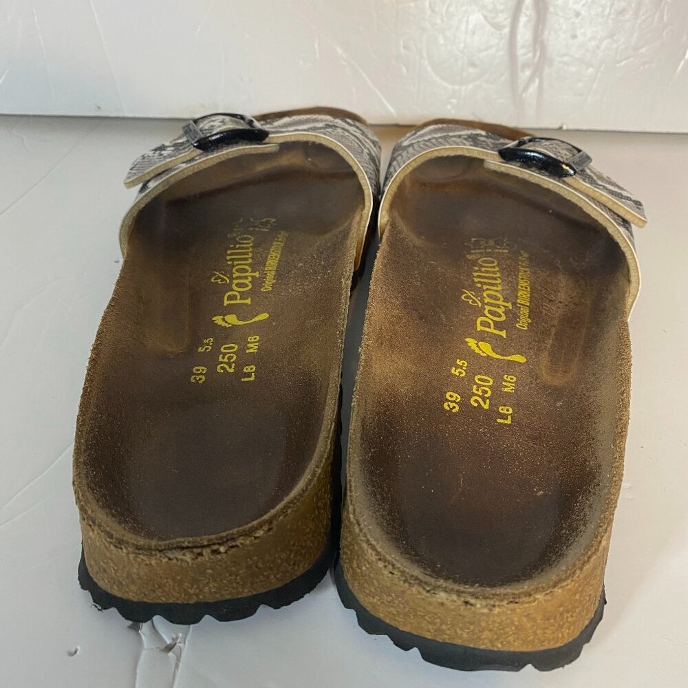 Papillio by Birkenstock Madrid Snake Print Women’s Slide Sandals Size 39 - Picture 8 of 9